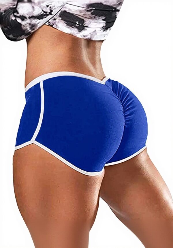 Pantaloncini sportivi Booty Scrunch donna yoga compressione