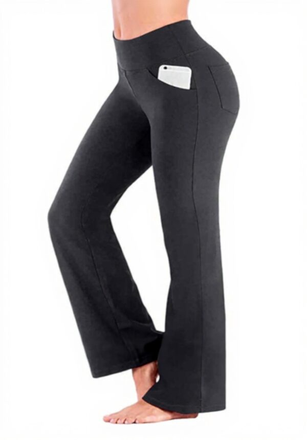 Pantaloni a percussione donna vita alta elasticizzati cotone