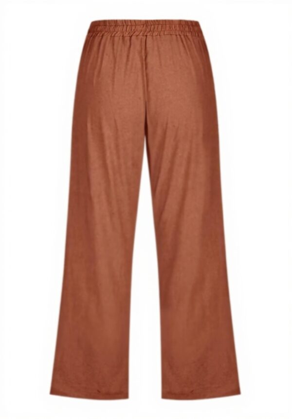 Pantaloni donna cotone lino estivi elasticizzati Générique