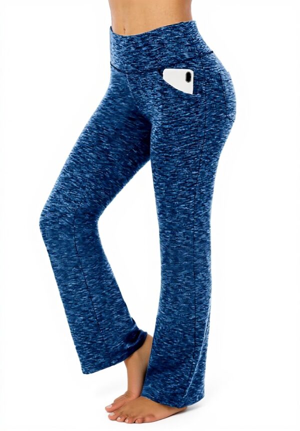 Pantaloni da jogging donna larghi vita alta tasche Generisch