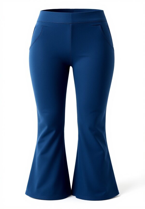 Pantaloni da jogging donna larghi vita alta tasche Generisch