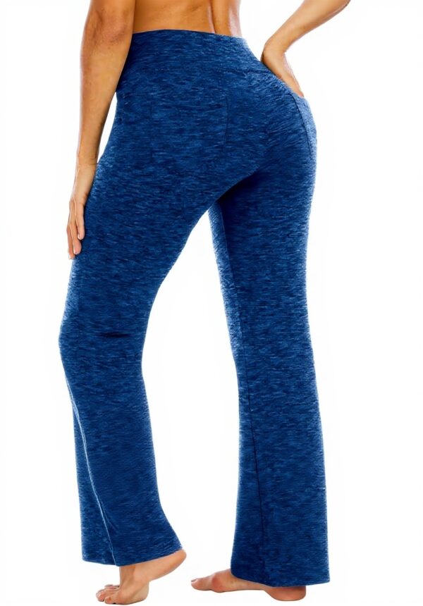 Pantaloni da jogging donna larghi vita alta tasche Generisch