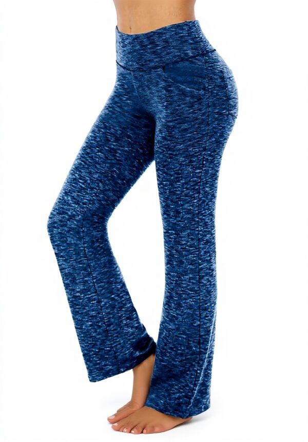 Pantaloni da jogging donna larghi vita alta tasche Generisch