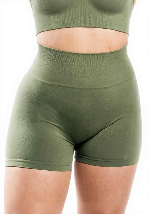 Generisch Womens Yoga Shorts High Waist Seamless Leggings