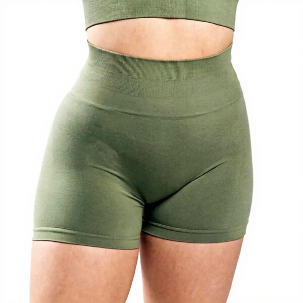 Generisch Womens Yoga Shorts High Waist Seamless Leggings