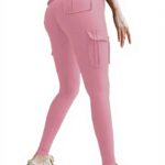 Pantaloni yoga donna lunghi tasche Generisch fitness