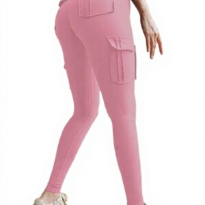 Pantaloni yoga donna lunghi tasche Generisch fitness