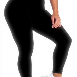 Pantaloni da yoga da donna lunghi leggings da yoga da donna a vita alta, push up, per fitness, arricciatura, anti-cellulite, pantaloni da corsa, slim fit, per il tempo libero, pantaloni skinny a