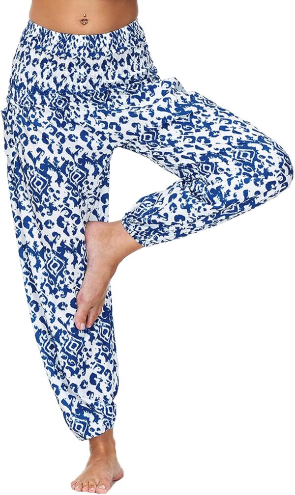 Pantaloni estivi donna Generisch leggeri ariosi taglie forti-5