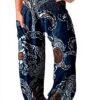 Pantaloni harem donna taglie grandi yoga vita alta floreale