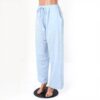 Pantaloni donna cotone lino taglie forti vita alta estivi