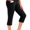 Pantaloni sportivi donna 34 Generisch yoga cellulite tasche