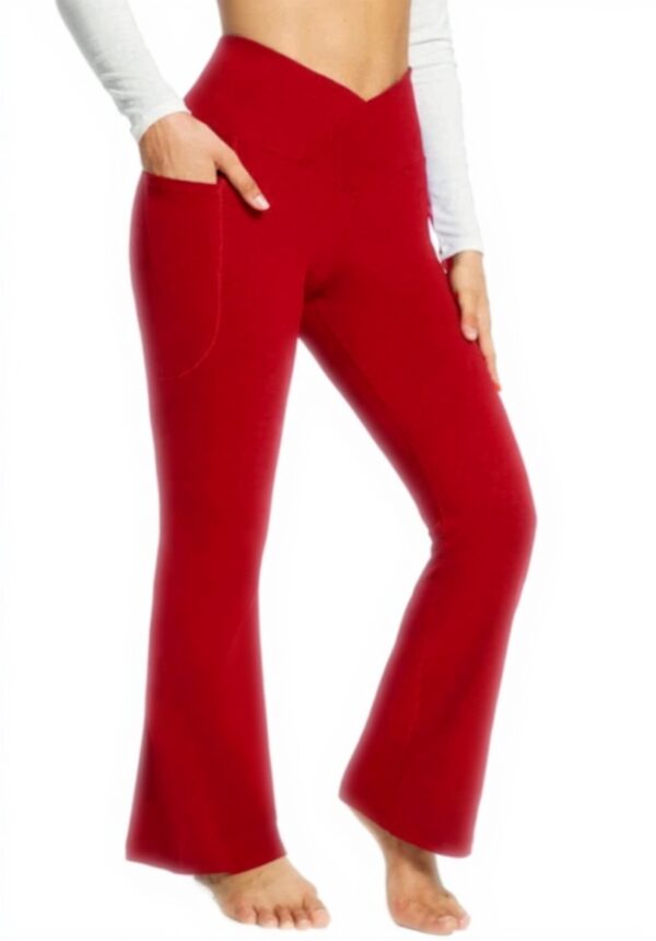 Pantaloni sportivi donna Generisch vita alta yoga fitness