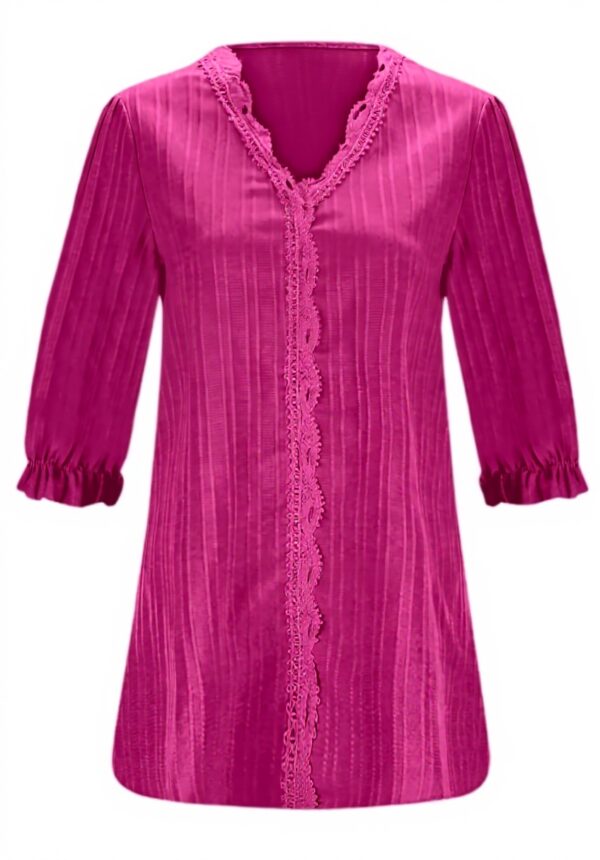 Camicetta donna scollo a V elegante traspirante Générique