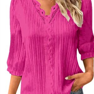 Camicetta donna scollo a V elegante traspirante Générique