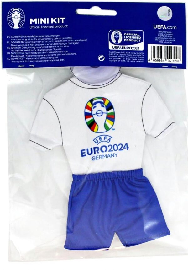 Mini maglia UEFA Euro 2024 ventosa design collezione
