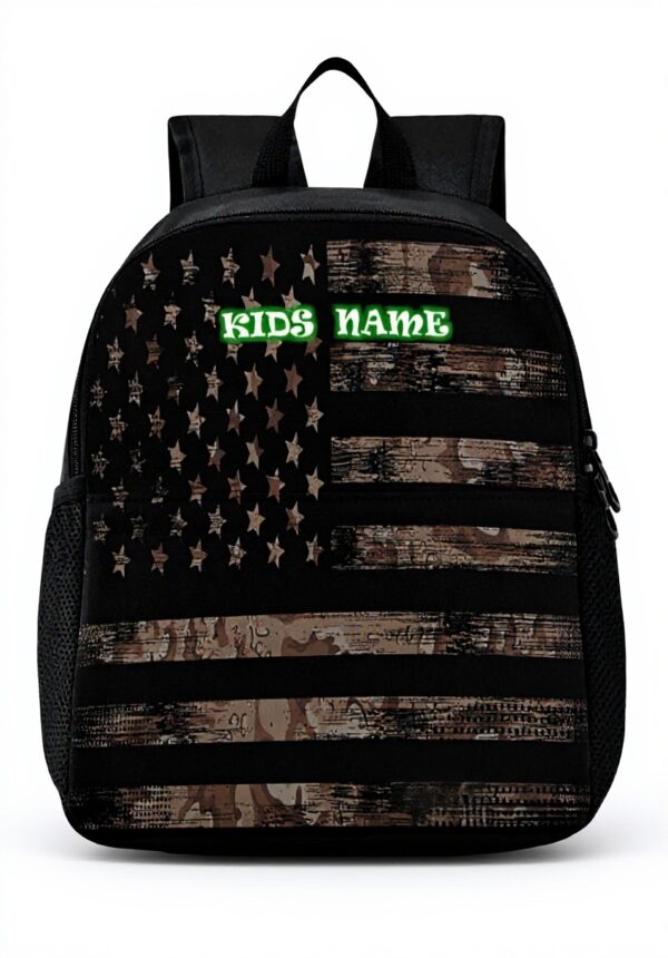 Zaino Bambino Bandiera Americana Personalizzabile Vintage